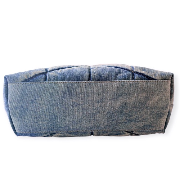 SOLD Saint Laurent Medium Denim Puffer - Picture 5 of 12